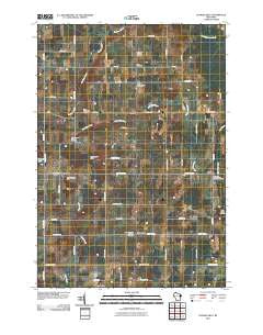 Stangelville Wisconsin Historical topographic map, 1:24000 scale, 7.5 X 7.5 Minute, Year 2010