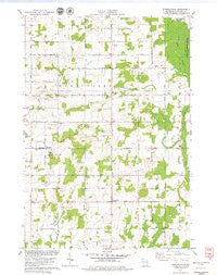 Stangelville Wisconsin Historical topographic map, 1:24000 scale, 7.5 X 7.5 Minute, Year 1978