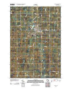 Stanley Wisconsin Historical topographic map, 1:24000 scale, 7.5 X 7.5 Minute, Year 2010