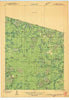 Star Lake Wisconsin Historical topographic map, 1:48000 scale, 15 X 15 Minute, Year 1946