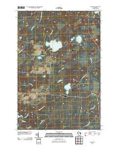 Starks Wisconsin Historical topographic map, 1:24000 scale, 7.5 X 7.5 Minute, Year 2010