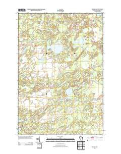Starks Wisconsin Historical topographic map, 1:24000 scale, 7.5 X 7.5 Minute, Year 2013