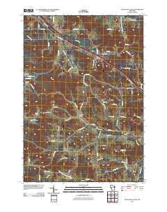 Stenulson Coulee Wisconsin Historical topographic map, 1:24000 scale, 7.5 X 7.5 Minute, Year 2010
