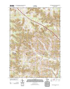 Stenulson Coulee Wisconsin Historical topographic map, 1:24000 scale, 7.5 X 7.5 Minute, Year 2013