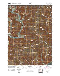 Steuben Wisconsin Historical topographic map, 1:24000 scale, 7.5 X 7.5 Minute, Year 2010