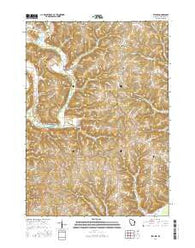 Steuben Wisconsin Current topographic map, 1:24000 scale, 7.5 X 7.5 Minute, Year 2016