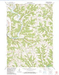 Steuben Wisconsin Historical topographic map, 1:24000 scale, 7.5 X 7.5 Minute, Year 1983