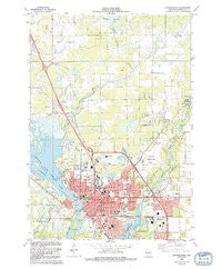 Stevens Point Wisconsin Historical topographic map, 1:24000 scale, 7.5 X 7.5 Minute, Year 1970
