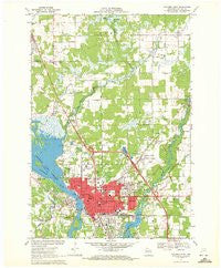 Stevens Point Wisconsin Historical topographic map, 1:24000 scale, 7.5 X 7.5 Minute, Year 1970