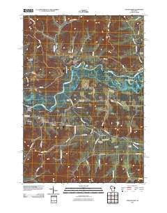 Stevenstown Wisconsin Historical topographic map, 1:24000 scale, 7.5 X 7.5 Minute, Year 2010