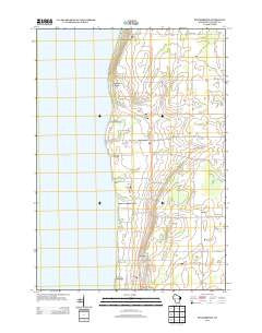 Stockbridge Wisconsin Historical topographic map, 1:24000 scale, 7.5 X 7.5 Minute, Year 2013