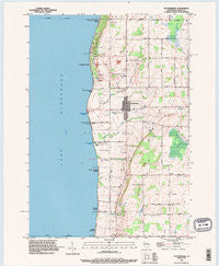 Stockbridge Wisconsin Historical topographic map, 1:24000 scale, 7.5 X 7.5 Minute, Year 1992