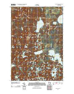 Stone Lake Wisconsin Historical topographic map, 1:24000 scale, 7.5 X 7.5 Minute, Year 2010