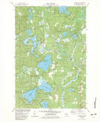 Stormy Lake Wisconsin Historical topographic map, 1:24000 scale, 7.5 X 7.5 Minute, Year 1982