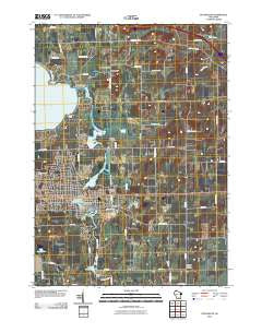Stoughton Wisconsin Historical topographic map, 1:24000 scale, 7.5 X 7.5 Minute, Year 2010