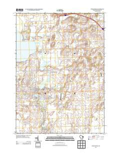 Stoughton Wisconsin Historical topographic map, 1:24000 scale, 7.5 X 7.5 Minute, Year 2013