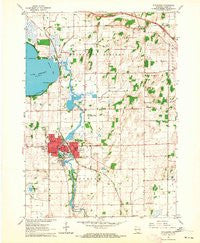 Stoughton Wisconsin Historical topographic map, 1:24000 scale, 7.5 X 7.5 Minute, Year 1961