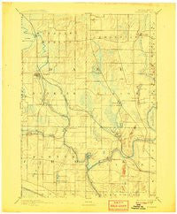 Stoughton Wisconsin Historical topographic map, 1:62500 scale, 15 X 15 Minute, Year 1890