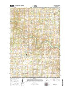 Stratford Wisconsin Current topographic map, 1:24000 scale, 7.5 X 7.5 Minute, Year 2015