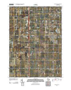 Sturtevant Wisconsin Historical topographic map, 1:24000 scale, 7.5 X 7.5 Minute, Year 2010