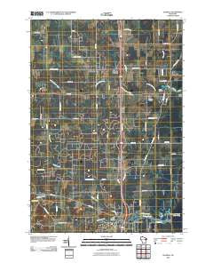 Suamico Wisconsin Historical topographic map, 1:24000 scale, 7.5 X 7.5 Minute, Year 2010