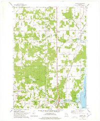 Suamico Wisconsin Historical topographic map, 1:24000 scale, 7.5 X 7.5 Minute, Year 1974