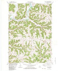 Sugar Grove Wisconsin Historical topographic map, 1:24000 scale, 7.5 X 7.5 Minute, Year 1983