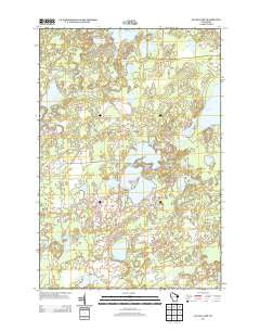 Sugar Camp Wisconsin Historical topographic map, 1:24000 scale, 7.5 X 7.5 Minute, Year 2013