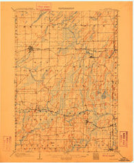 Sun Prairie Wisconsin Historical topographic map, 1:62500 scale, 15 X 15 Minute, Year 1907