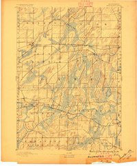 Sun Prairie Wisconsin Historical topographic map, 1:62500 scale, 15 X 15 Minute, Year 1890