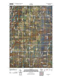 Sunnyside Wisconsin Historical topographic map, 1:24000 scale, 7.5 X 7.5 Minute, Year 2010