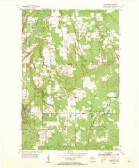 Sunnyside Wisconsin Historical topographic map, 1:24000 scale, 7.5 X 7.5 Minute, Year 1954