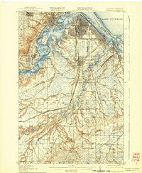 Superior Minnesota Historical topographic map, 1:62500 scale, 15 X 15 Minute, Year 1917