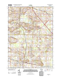 Sussex Wisconsin Historical topographic map, 1:24000 scale, 7.5 X 7.5 Minute, Year 2013