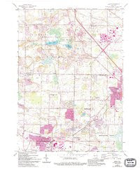 Sussex Wisconsin Historical topographic map, 1:24000 scale, 7.5 X 7.5 Minute, Year 1959
