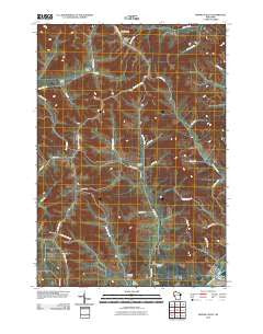 Swinns Valley Wisconsin Historical topographic map, 1:24000 scale, 7.5 X 7.5 Minute, Year 2010