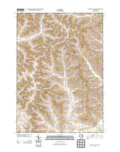 Swinns Valley Wisconsin Historical topographic map, 1:24000 scale, 7.5 X 7.5 Minute, Year 2013