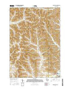 Swinns Valley Wisconsin Current topographic map, 1:24000 scale, 7.5 X 7.5 Minute, Year 2015