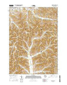 Tamarack Wisconsin Current topographic map, 1:24000 scale, 7.5 X 7.5 Minute, Year 2015