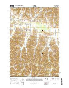 Tarrant Wisconsin Current topographic map, 1:24000 scale, 7.5 X 7.5 Minute, Year 2015