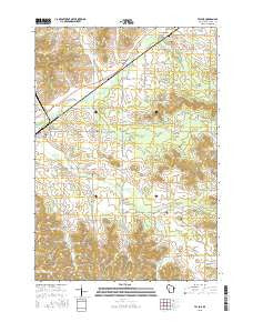 Taylor Wisconsin Current topographic map, 1:24000 scale, 7.5 X 7.5 Minute, Year 2015