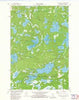 Tenderfoot Lake Wisconsin Historical topographic map, 1:24000 scale, 7.5 X 7.5 Minute, Year 1981