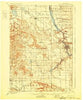 The Dells Wisconsin Historical topographic map, 1:62500 scale, 15 X 15 Minute, Year 1901