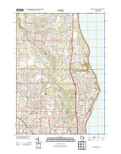 Thiensville Wisconsin Historical topographic map, 1:24000 scale, 7.5 X 7.5 Minute, Year 2013