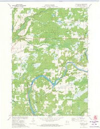 Thornapple Wisconsin Historical topographic map, 1:24000 scale, 7.5 X 7.5 Minute, Year 1971