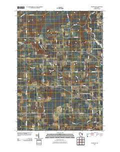Thornton Wisconsin Historical topographic map, 1:24000 scale, 7.5 X 7.5 Minute, Year 2010