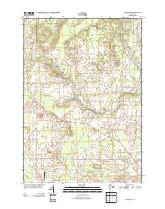 Thornton Wisconsin Historical topographic map, 1:24000 scale, 7.5 X 7.5 Minute, Year 2013