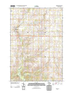 Thorp Wisconsin Historical topographic map, 1:24000 scale, 7.5 X 7.5 Minute, Year 2013