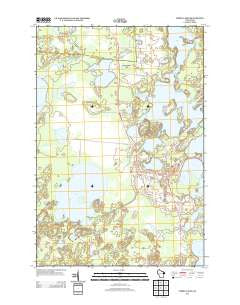 Three Lakes Wisconsin Historical topographic map, 1:24000 scale, 7.5 X 7.5 Minute, Year 2013