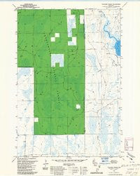 Thunder Creek Wisconsin Historical topographic map, 1:24000 scale, 7.5 X 7.5 Minute, Year 1980